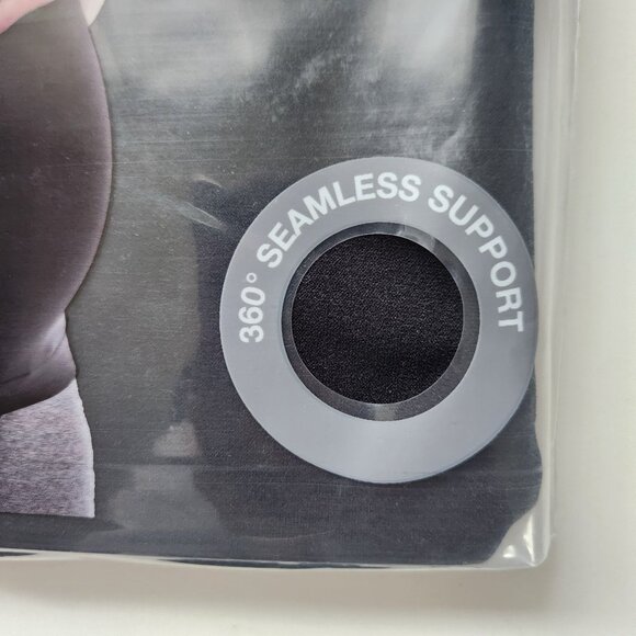 Time And Tru Maternity Black Tank Top XL Seamless Support Soft & Comfortable - Picture 3 of 7